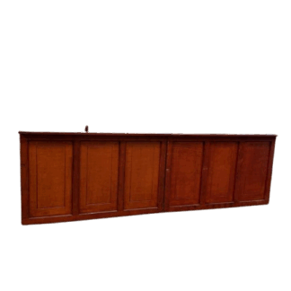 Bar mahonie 4x0.8m met tap en spoelbak