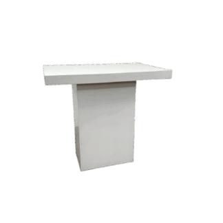 Statafel modern wit 120x80cm