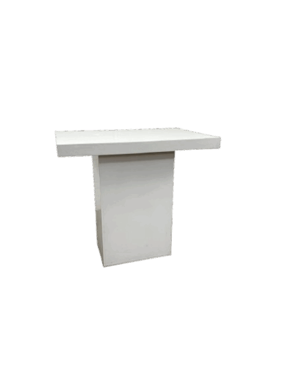Statafel modern wit 120x80cm