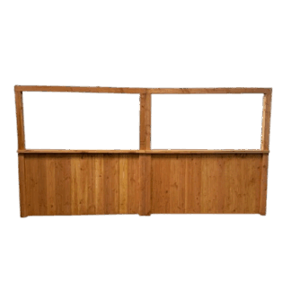 Douglas bar Marc  4m met spoelbak en lekblad