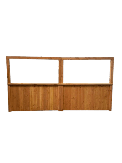 Douglas bar Marc  4m met spoelbak en lekblad