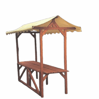 Nostalgisch marktkraam 2 meter