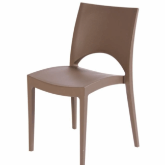Trendy stoel Taupe (kunststof)