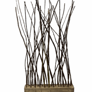 Roomdivider wilgenhout