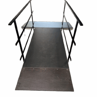 Ramp voor podium