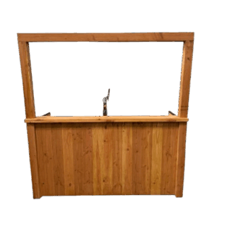 Douglas bar "Marc" 4 mtr.  met tap en spoelbak