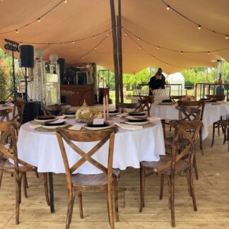 Stretchtent / Free-form tent 10,5x21,5 m